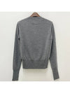 Bea Logo Wool Cardigan Grey - VIVIENNE WESTWOOD - BALAAN 3