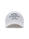 BAUHAUS WASHED BALL CAP WHITE - POLYGRAM - BALAAN 5