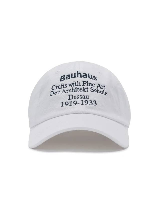 BAUHAUS WASHED BALL CAP WHITE - POLYGRAM - BALAAN 5