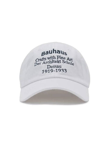 BAUHAUS WASHED BALL CAP WHITE - POLYGRAM - BALAAN 1