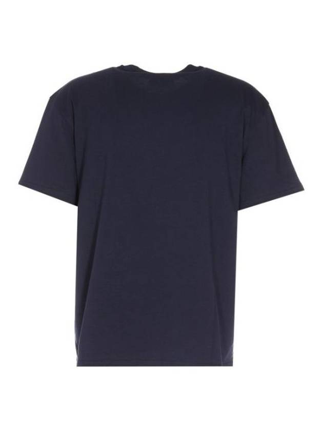 Anchor Patch Cotton Short Sleeve T-Shirt Navy - JW ANDERSON - BALAAN 3