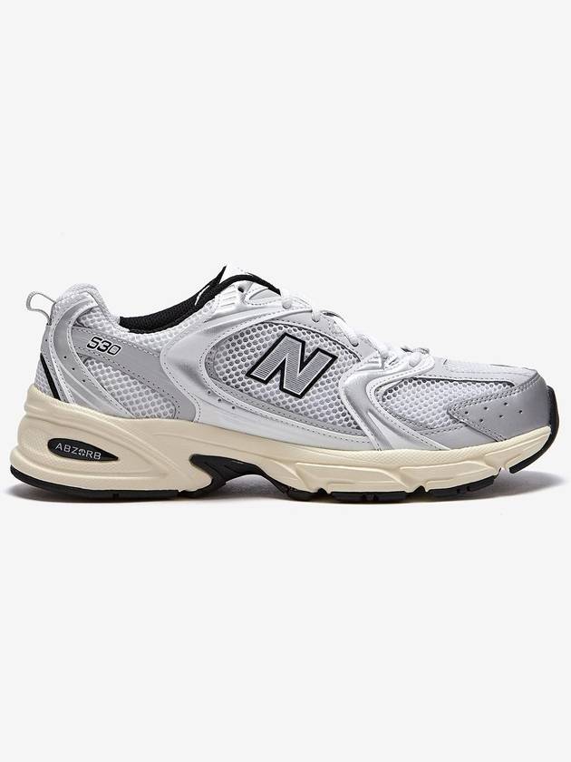 530 Low Top Sneakers Silver Cream - NEW BALANCE - BALAAN 2