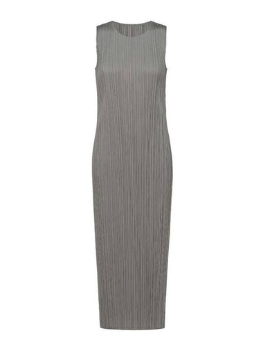 Pleated please basic long dress - ISSEY MIYAKE - BALAAN 1