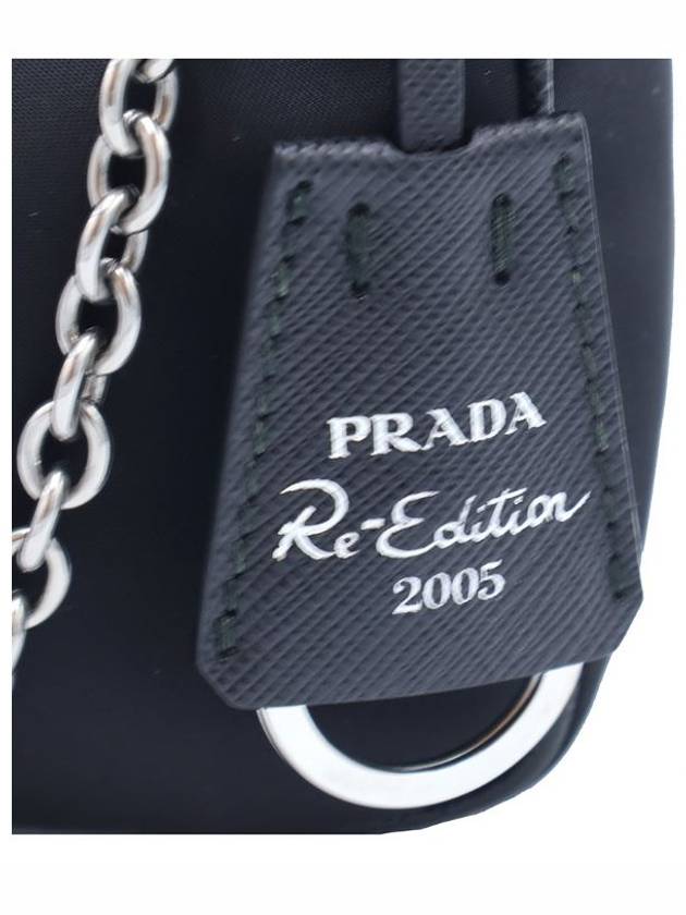 Women s Nylon Cross Bag Black Prada 1BH204 Re Edition Saffiano Trimming Hobo 2WAY - PRADA - BALAAN 3