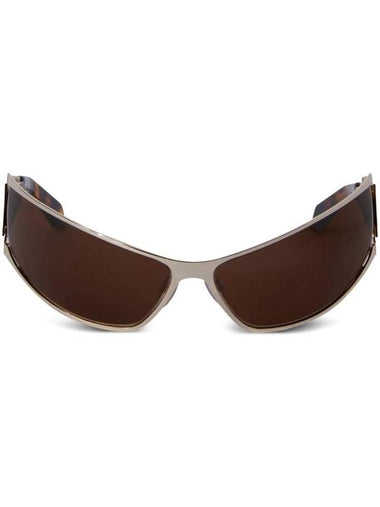 Luna tortoiseshell biker style sunglasses - OFF WHITE - BALAAN 1