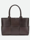 Arco Intrecciato Small Tote Bag Fondente - BOTTEGA VENETA - BALAAN 2