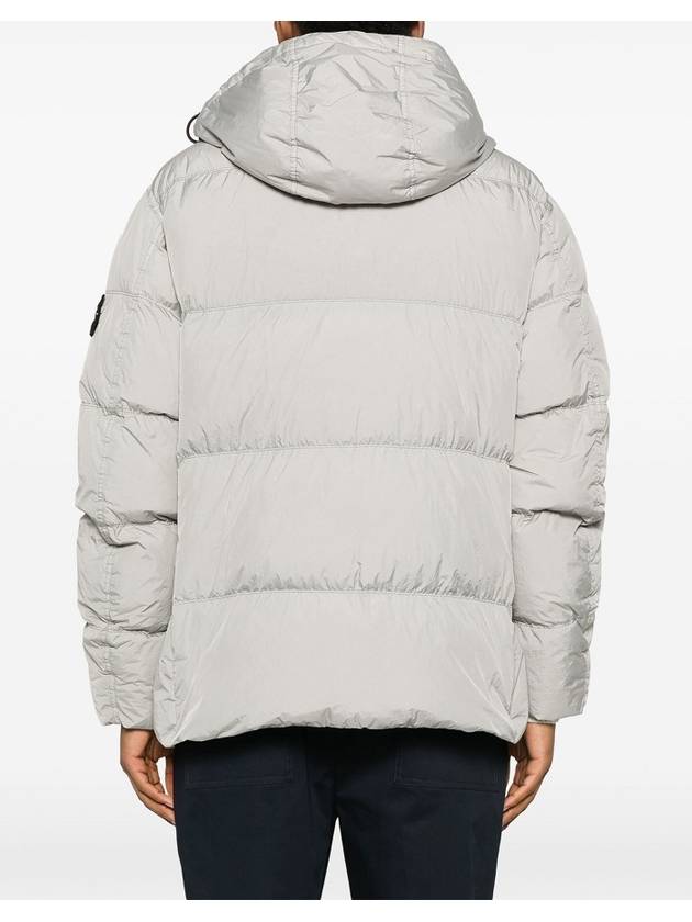 Crinkle Reps Re-Nylon Down Padding Grey - STONE ISLAND - BALAAN 4