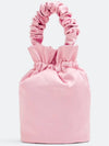 Women's Pink Occasion Top Handle Bucket Bag A4641 - GANNI - BALAAN 4