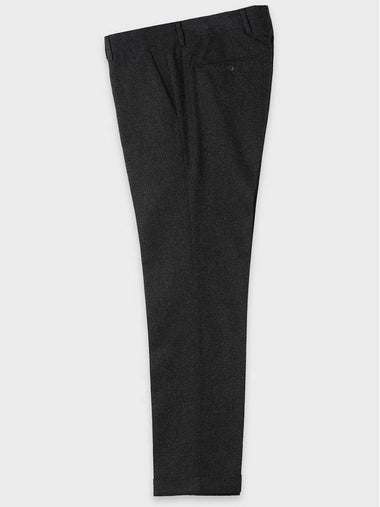 Wool blend casual slacks black - PANICALE - BALAAN 1