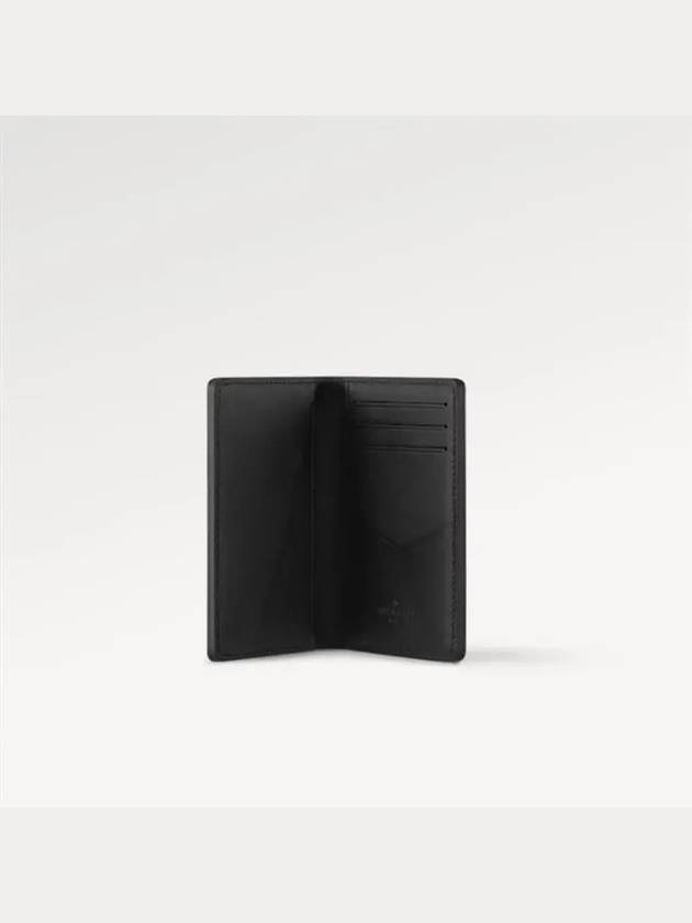 Aerogram Pocket Organizer Card Wallet Black - LOUIS VUITTON - BALAAN 4