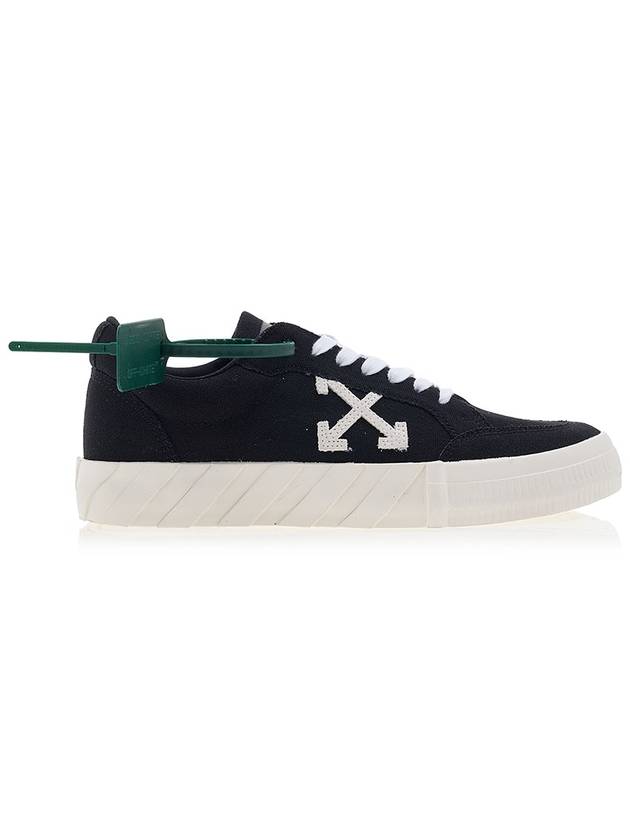 Arrow Low Vulcanized Low-Top Sneakers Black - OFF WHITE - BALAAN 3