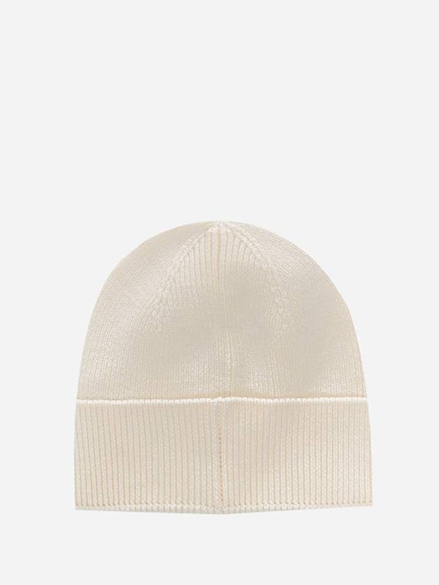 K Coder Pulley B Logo Embroidered Beanie Ivory - DIESEL - BALAAN 3