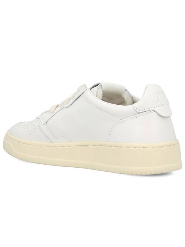 Medalist Leather Low Top Sneakers White - AUTRY - BALAAN 4