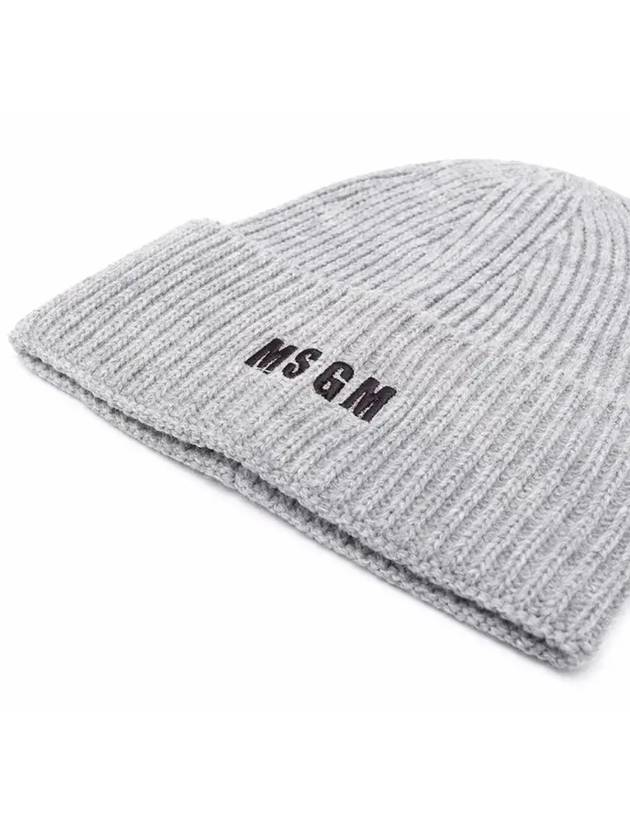 Logo Solid Beanie 3140ML04 217780 94 LIGHT GRAY MGH005gr - MSGM - BALAAN 5