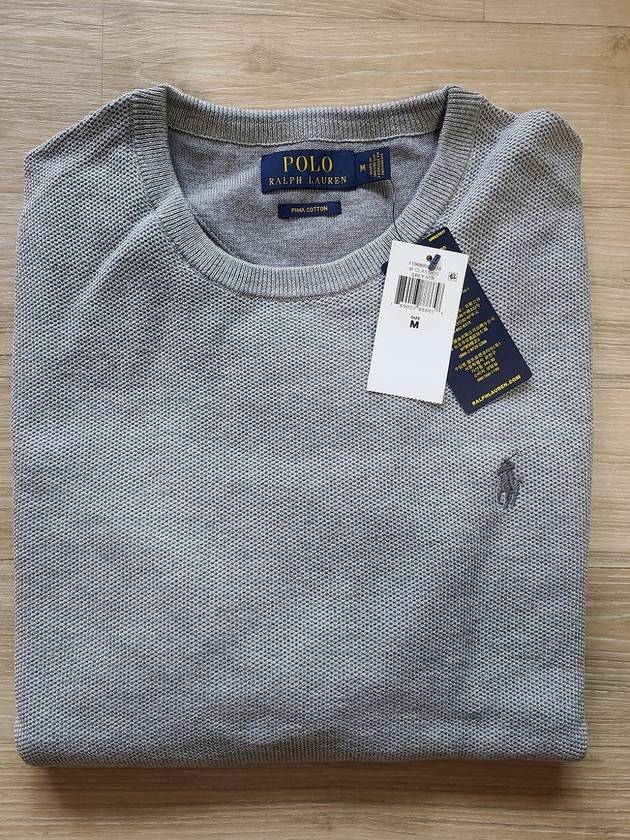 Cotton crewneck sweater gray - POLO RALPH LAUREN - BALAAN 6