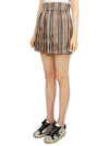 Icon Stripe Shorts Beige - BURBERRY - BALAAN.