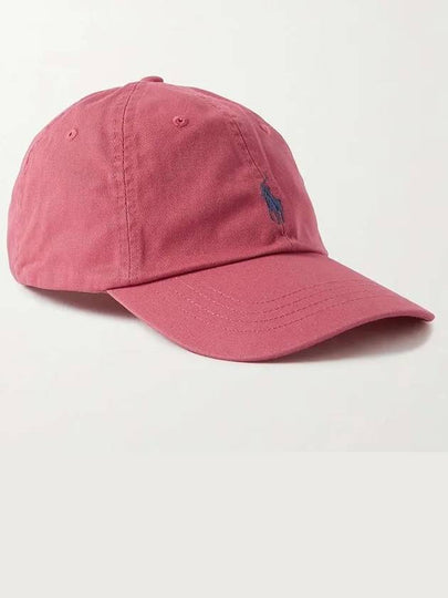 Logo Cotton Ball Cap Berry - POLO RALPH LAUREN - BALAAN 2