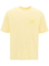 Not From Paris Madame Short Sleeve T-Shirt Light Yellow - DROLE DE MONSIEUR - BALAAN 1