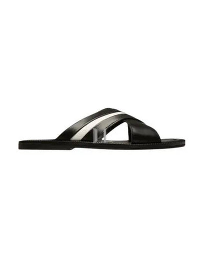 Jabil Stripe Detail Slippers 60266724044 F000 Black - BALLY - BALAAN 2