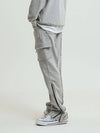 Cut Over Zipper Pants Grey - CLACO - BALAAN 2