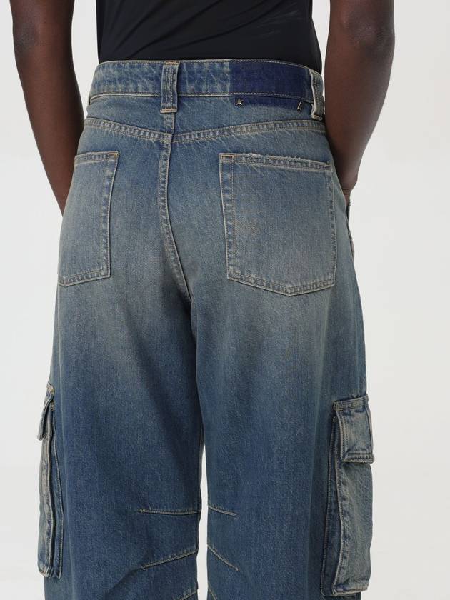 Distressed Finish Denim Wide Jeans Blue - GOLDEN GOOSE - BALAAN 5