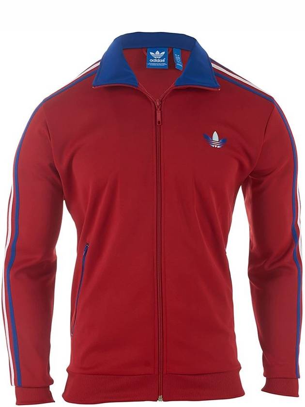 Firebird Trefoil Track Jacket Red - ADIDAS - BALAAN 4