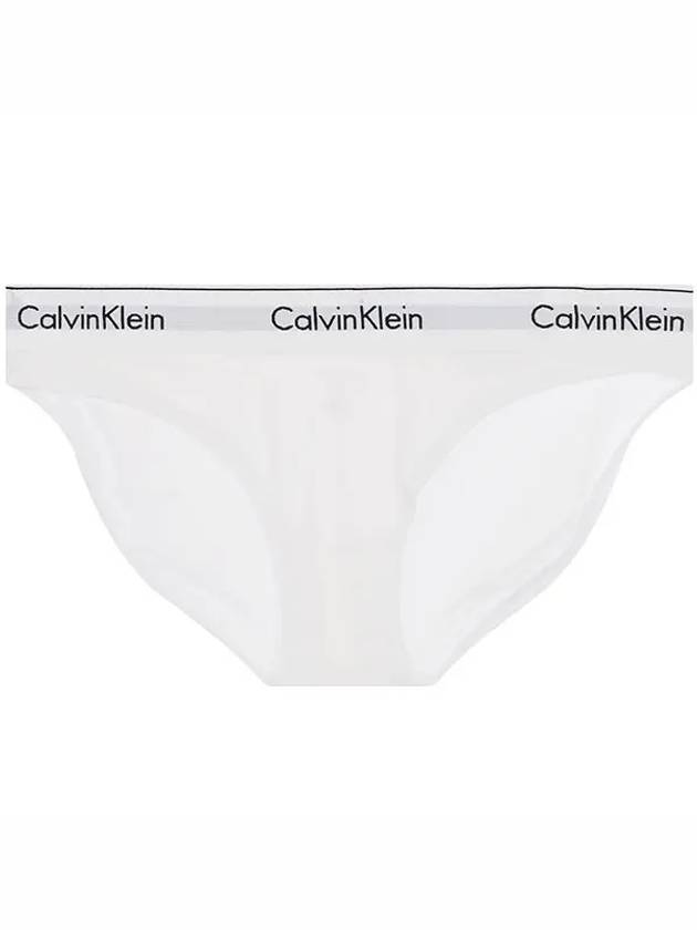 Women's Logo Cotton Panties White - CALVIN KLEIN - BALAAN 3