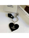 Jordan Mirror Heart Key Holder Black - VIVIENNE WESTWOOD - BALAAN.