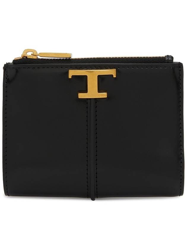 T Timeless Half Wallet Black - TOD'S - BALAAN 2