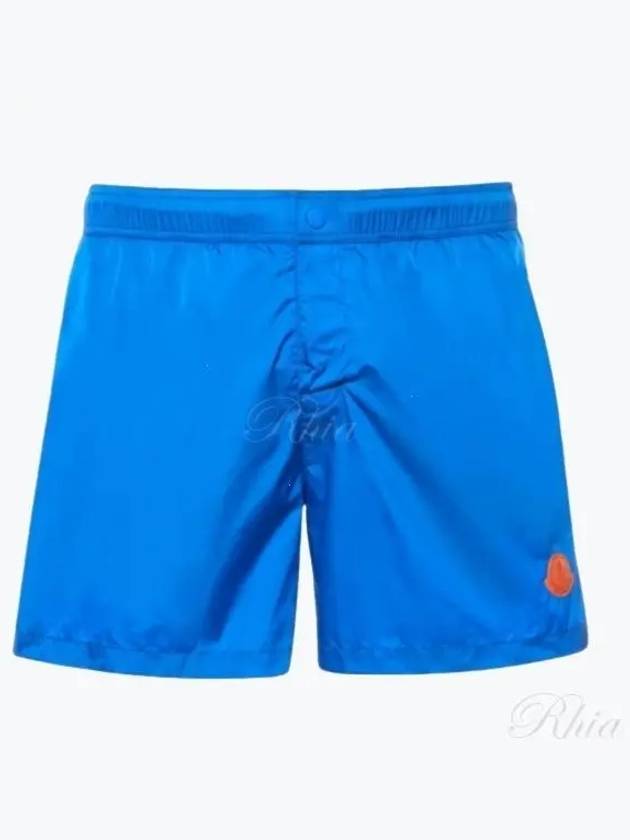 2C00014 53326 73N logo patch swim shorts - MONCLER - BALAAN 1