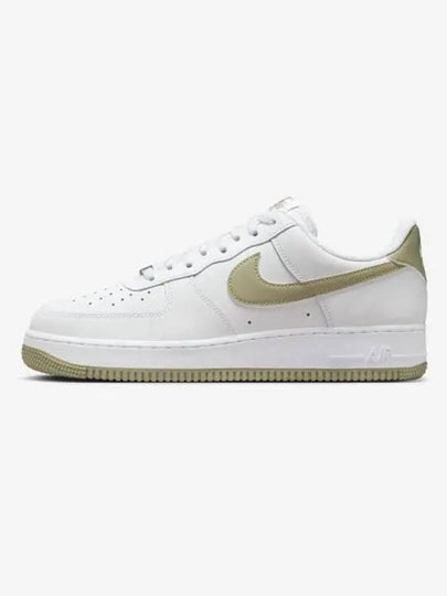 Air Force 1 07 Low Top Sneakers White Neutral Olive - NIKE - BALAAN 2