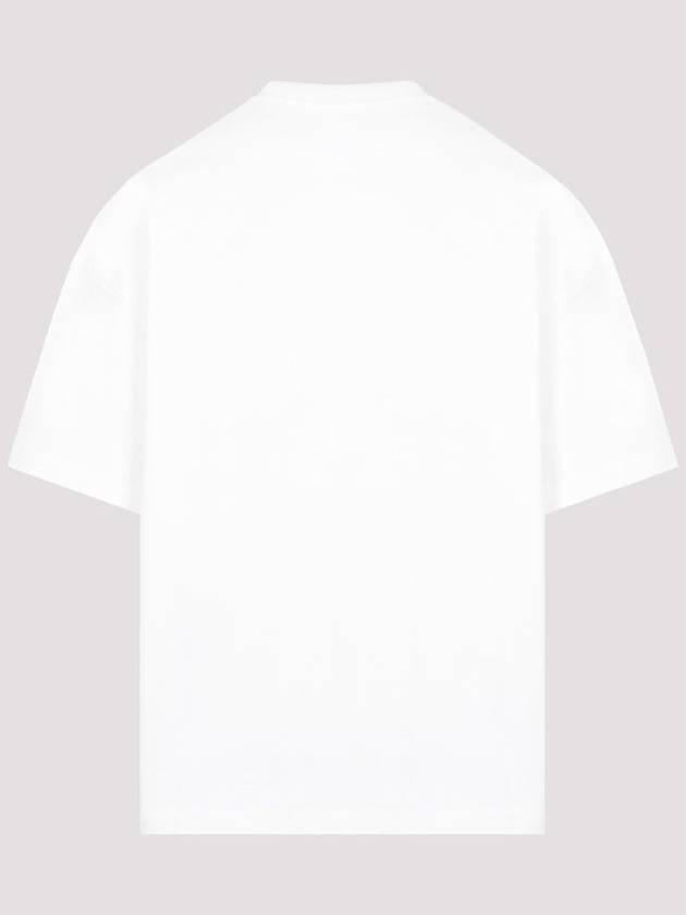 Men's Logo Cotton Short Sleeve T-Shirt White - JIL SANDER - BALAAN 3