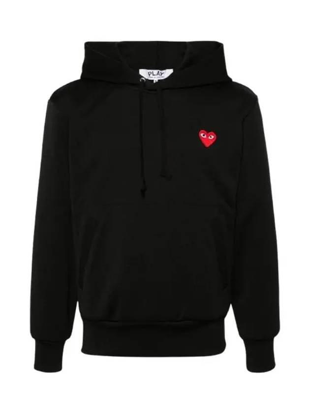 Men s Heart Printing Hooded Black AXT174051 - COMME DES GARCONS - BALAAN 3