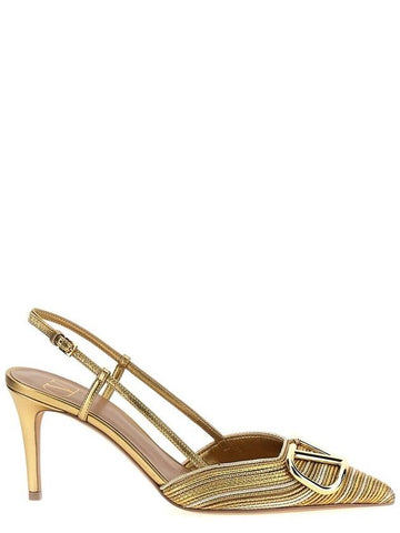 Valentino Garavani Valentino Garavani 'Vlogo Signature' Slingback - VALENTINO - BALAAN 1