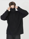 Wide Polar Neck Knit Black - CHANCE'S NOI - BALAAN 4