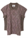 Side Stripped Polo Shirt Brown - VIVIENNE WESTWOOD - BALAAN 2