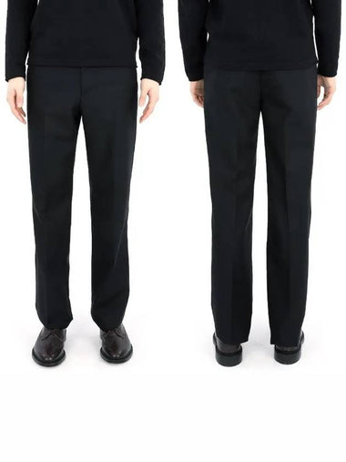 Men's Tailored Wool Trousers Pants Black ITPALU ITAT61564999 - RVR LARDINI - BALAAN 1