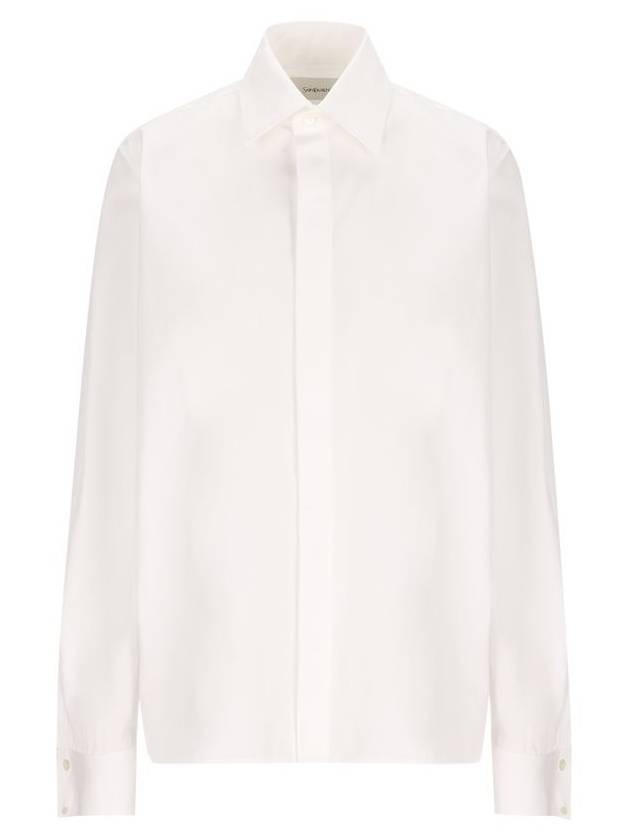 Saint Laurent  Shirts White - SAINT LAURENT - BALAAN 1