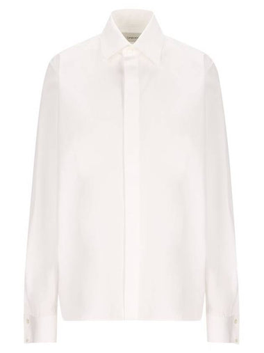 Saint Laurent  Shirts White - SAINT LAURENT - BALAAN 1