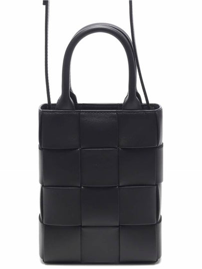 Cassette Mini Tote Black - BOTTEGA VENETA - BALAAN 2