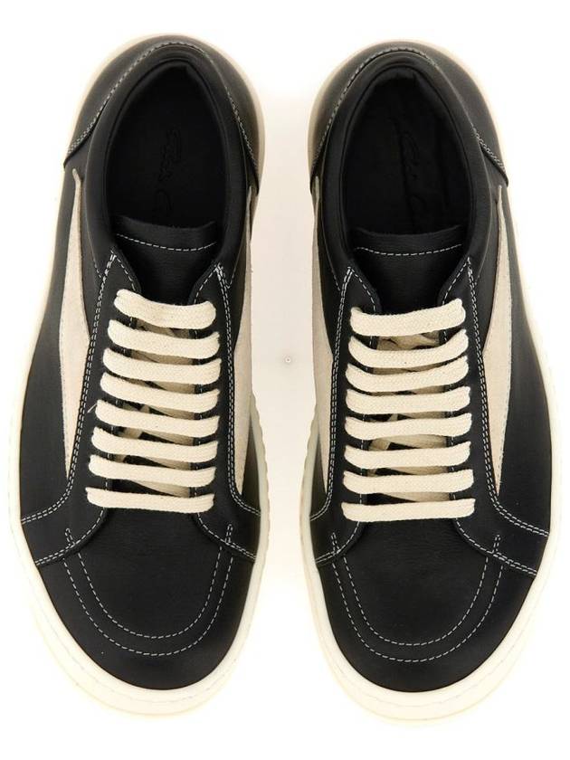 Rick Owens Leather Sneaker - RICK OWENS - BALAAN 6