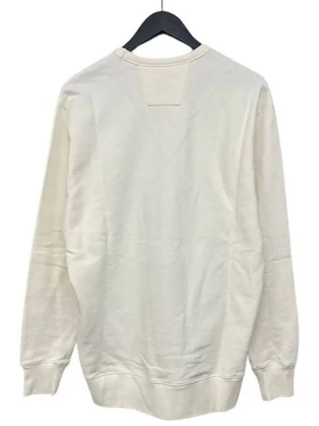 Men's Graphic Print Long Sleeve Sweatshirt White - CP COMPANY - BALAAN 5