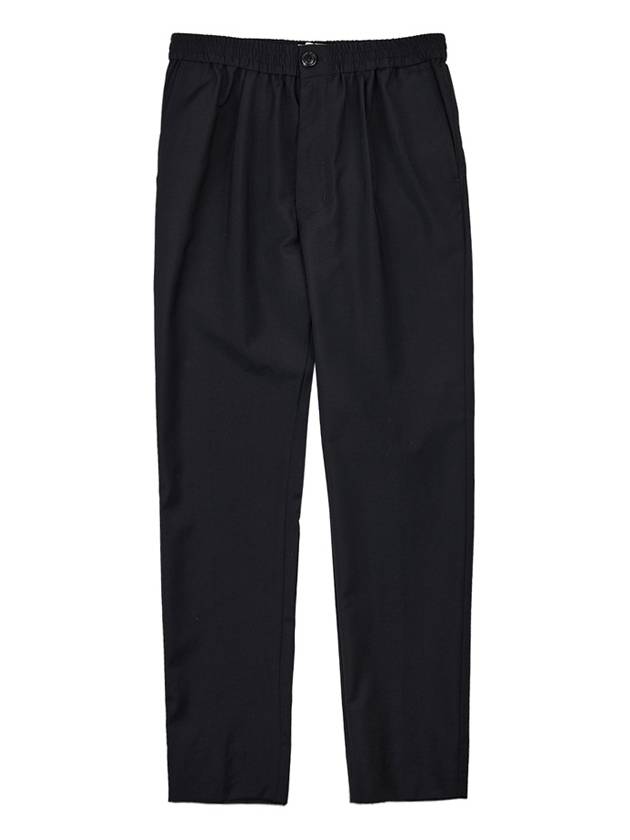 Banding Cropped Straight Pants Black - AMI - BALAAN 2