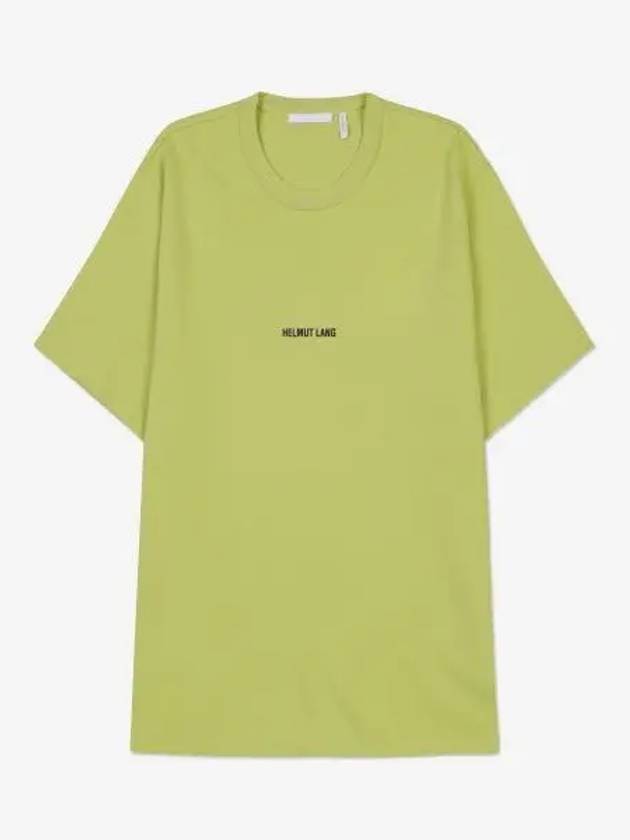 Helmut Lang Logo Core Short Sleeve T Shirt Absinthe N02HM5061FZ - HELMUT LANG - BALAAN 1