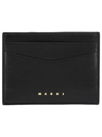 flat card holder black wallet - MARNI - BALAAN 1