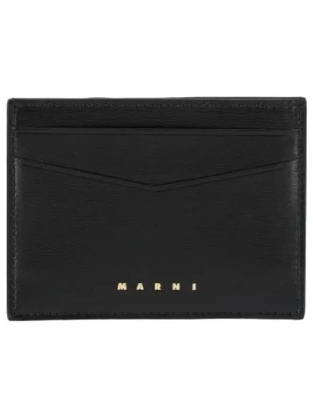 flat card holder black wallet - MARNI - BALAAN 1