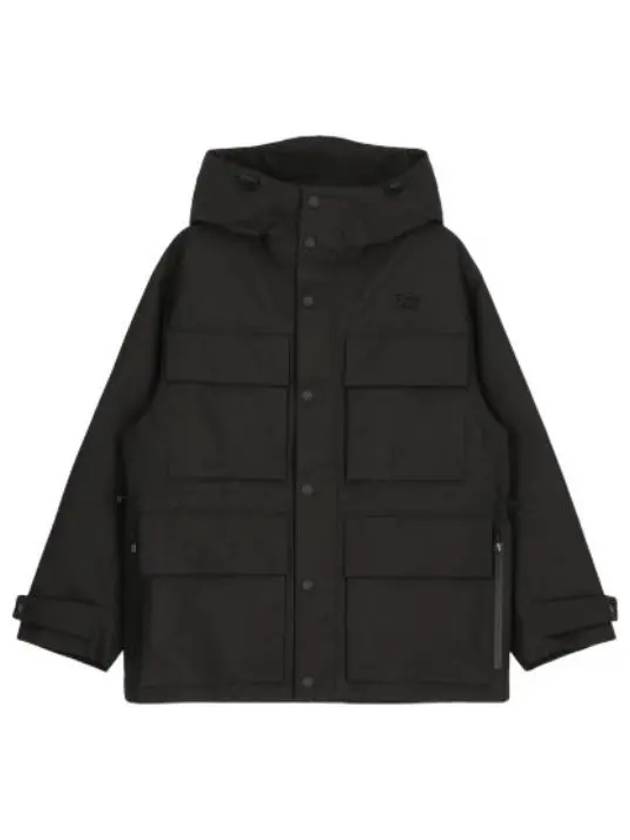 Patch Pocket Parka Black - BURBERRY - BALAAN 2