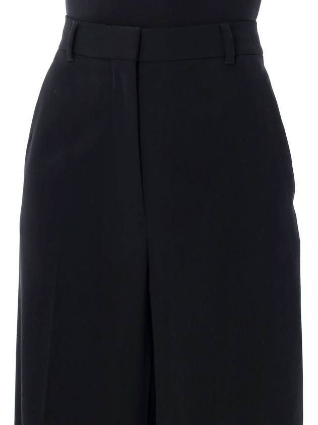 Flared wool wide pants black - STELLA MCCARTNEY - BALAAN 4