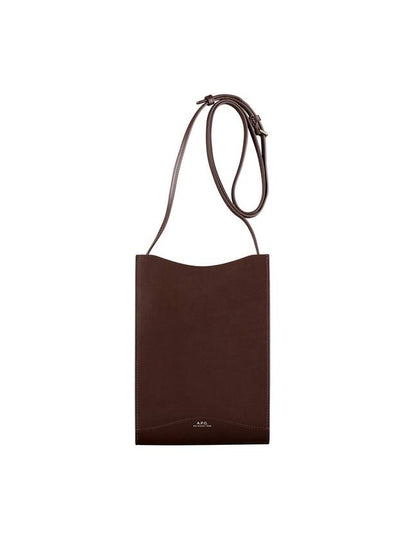 Jamie Large Neck Pouch Bag Brown - A.P.C. - BALAAN 2