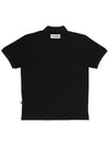 Wappen Short Sleeve PK TEE MAN F L BLACK - TRIMERE - BALAAN 3